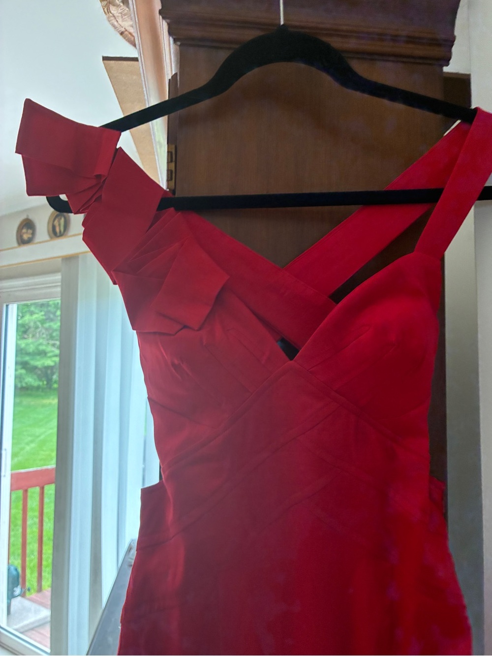 Elegant  Red Evening Dress